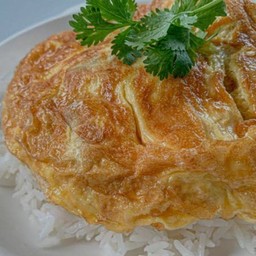 ข้าวไข่เจียว (ไข่ 2 ฟอง)