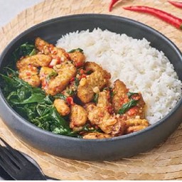 กะเพราไก่กรอบ