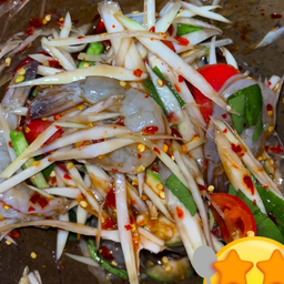 ตำปูปลาร้ากุ้งสด