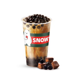 ชานมไข่มุขบราวน์ชูก้า Brown Sugar Bubble Milk tea  黑糖珍珠奶茶