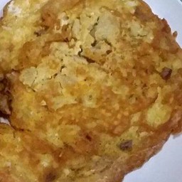 ไข่เจียวไก่สับ ไข่3ฟอง ไก่สับเน้นๆ