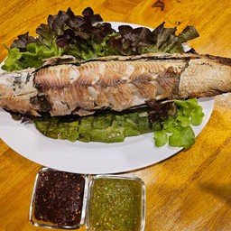 ปลาช่อนอบเกลือ