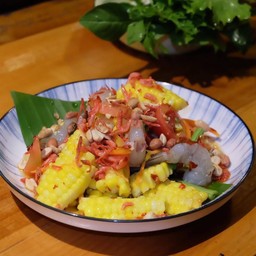 ตำข้าวโพดกุ้งสด