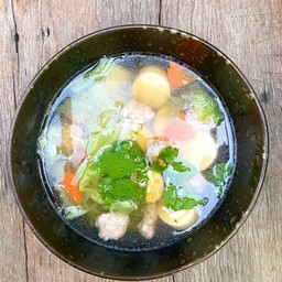 แกงจืดเต้าหู้หมูสับ