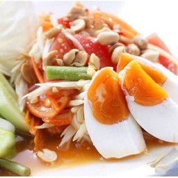 ตำไทยไข่เค็ม