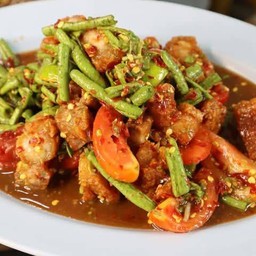 ตำถั่วแคปหมู