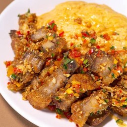 ข้าวไข่ข้น คั่วพริกเกลือ