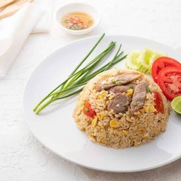 ข้าวผัดหมุชิ้น