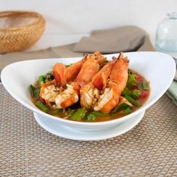 แกงป่ากุ้งแม่น้ำ (กับข้าว)