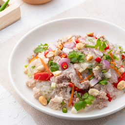 ยำวุ้นหมูสับ (Minced Pork Jelly Salad)