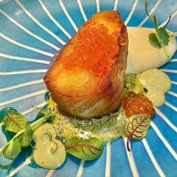 Snow Fish Flat Marble