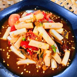 ตำไหลบัวหอยดอง