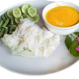ขนมจีนน้ำยากะทิพริกแกงใต้
