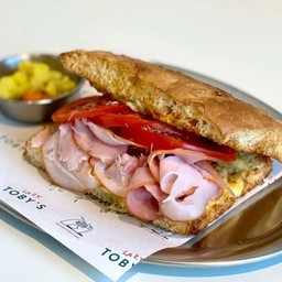 ham & cheese with tomato 🍅