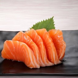Salmon Sashimi.