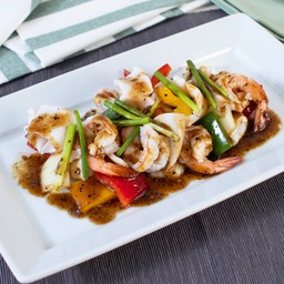 ทะเลพริกไทยดำ (กับข้าว)