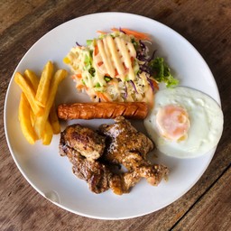 สเต๊กหมูรวมใหญ่