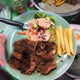 สเต๊กหมูหม่าล่า