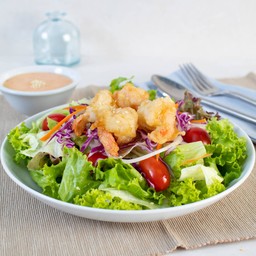 สลัดกุ้งทอด