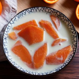 มันต้ม นมสด