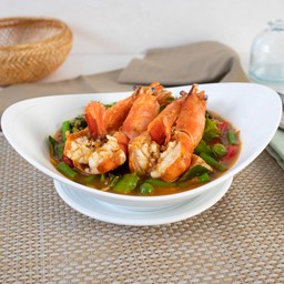 แกงป่ากุ้งแม่น้ำ (กับข้าว)