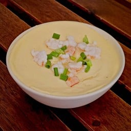 ไข่ตุ๋นกุ้งสับ