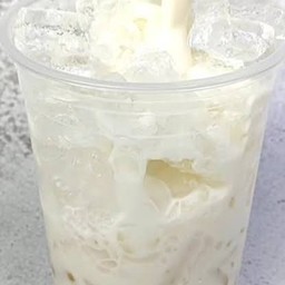 นมสดเย็น (แบบแก้ว)