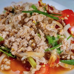 ยำวุ้นเส้นหมูสับ