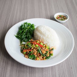 ข้าวกระเพราหมู