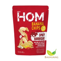 HOM Banana Chips Spicy Barbecue 40 ก.