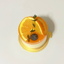 Orange Cheese Pie (mini)