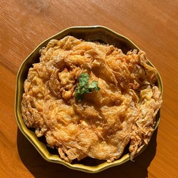 ไข่เจียวกุ้งสับ - Omelet with minced shrim