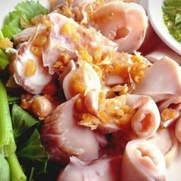 ไส้ต้นลวกจิ้ม