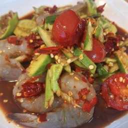 ตำแตง/กุ้งสด