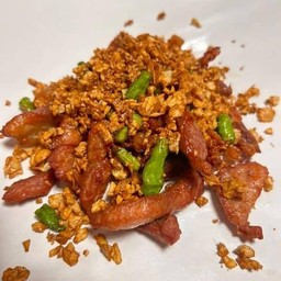 หมูทรงเครื่องพริกกระเทียม