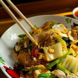 สุกี้แห้งหมู