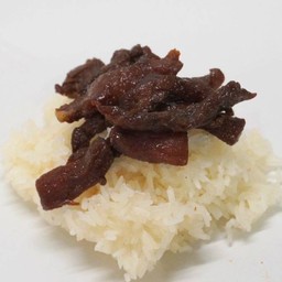 ข้าวเหนียว เนื้อแดดเดียว