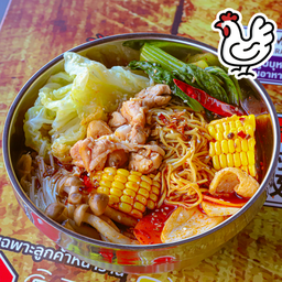 หม่าล่าทั่ง ไก่ CHICKEN MALA TANG 鸡肉麻辣烫