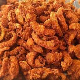 หนังไก่ทอด