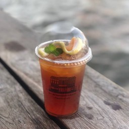 ชาพีช (Ic Peach Tea)