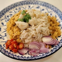 R04 ข้าวหน้าปู ซอสมันกุ้ง