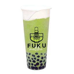 มัทฉะนมสดปั่นครีมชีสไข่มุกบราวน์ชูการ์
