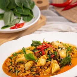 เนื้อปูผัดผงกะหรี่