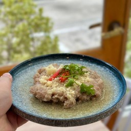 หมูสับนึ่งปลาเค็ม