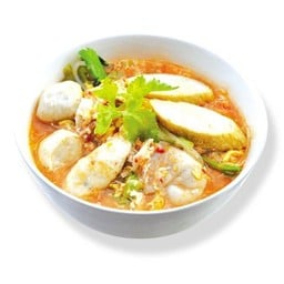 สุกี้ลูกชิ้นปลา