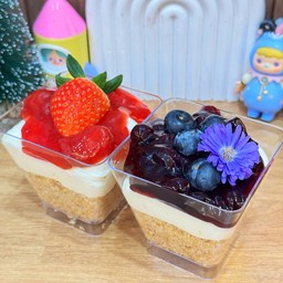 บลูเบอร์รี่ชีสพาย Blueberry cheese pie