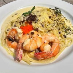 ไวท์ซอสกุ้ง/คาโบนาร่ากุ้ง