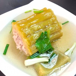 มะระยัดไส้หมูสับ