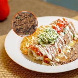 New Zealand Rib Eye Steak Wet Burrito