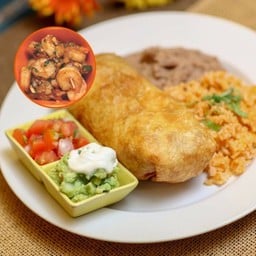 Shrimp Deep Fried Burrito